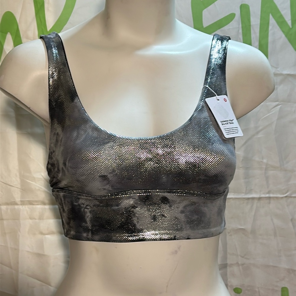 Lululemon Align Reverse able Bra Silvery Shine